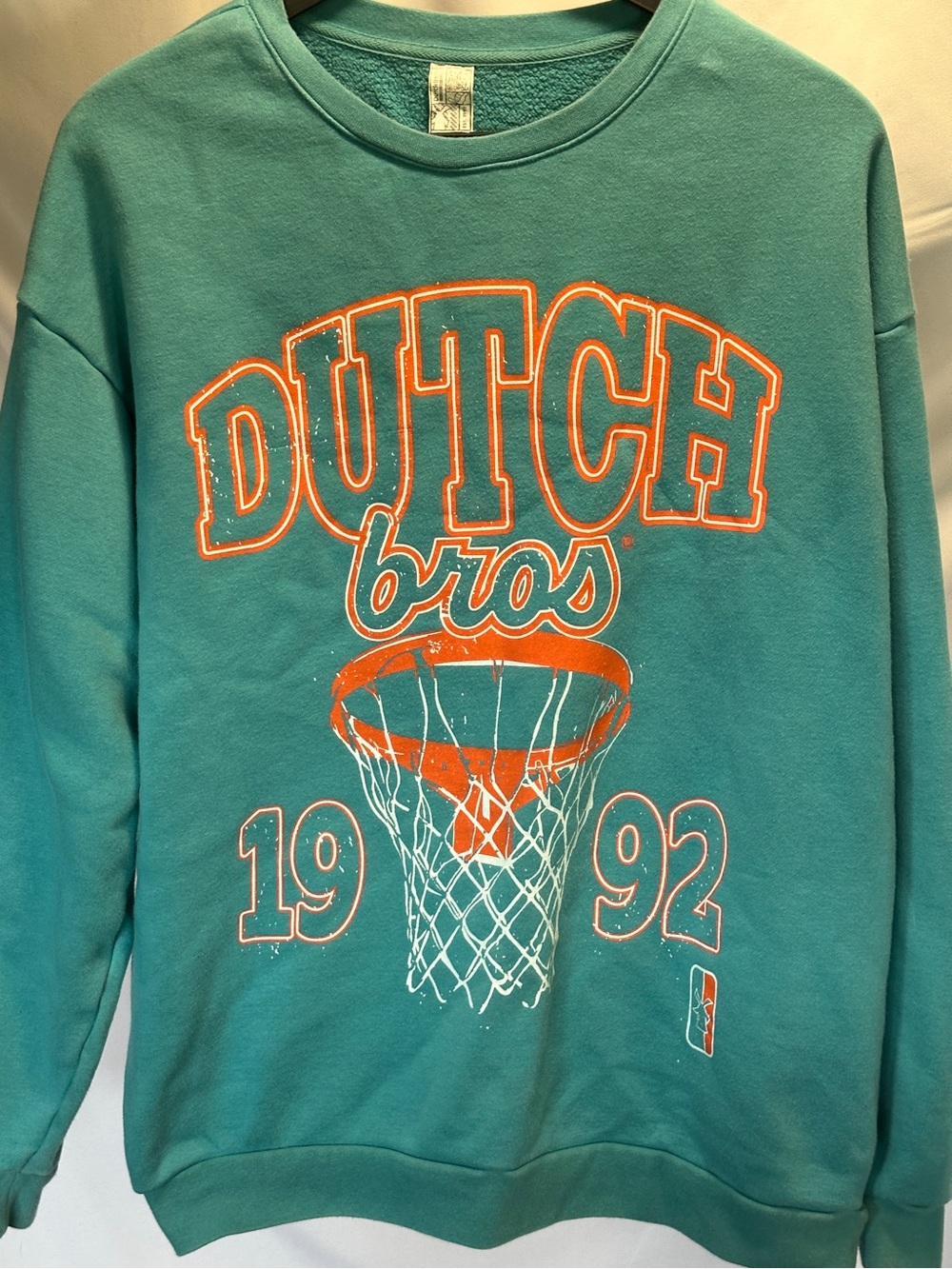 Dutch Brothers Teal Crewneck